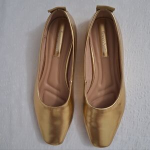 Franco Sarto Gold Women's Flats